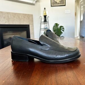 Men's Dark Seagreen Leather Loafers